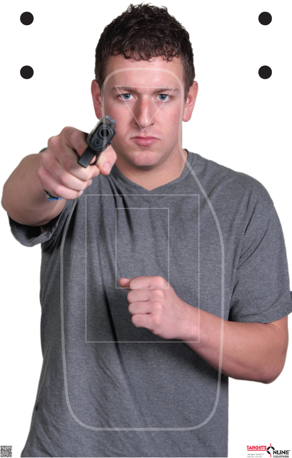Handgun Threat 23 - Card Stock Handgun Threat 23 - Card Stock